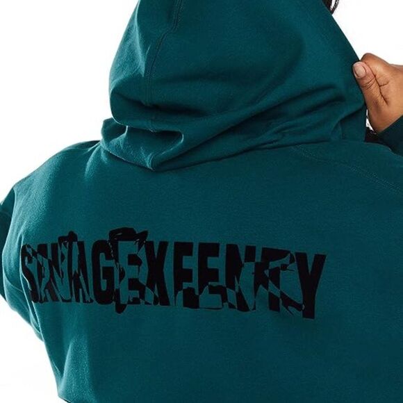 Savage X Fenty Forever Savage Showgirl Short Robe Hunter Green XL/1X NWT - Picture 2 of 7